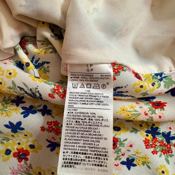 Banana Republic Floral Classic Camisole Large Petite As Seen on Virgin River - Picture 8 of 12